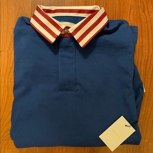 Aimé Leon Dore Sail Rugby in Blue, Men’s Small